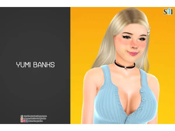 Alpha Yumi aka Yumi Banks by sims4imagination - The Sims 4 Custom Content