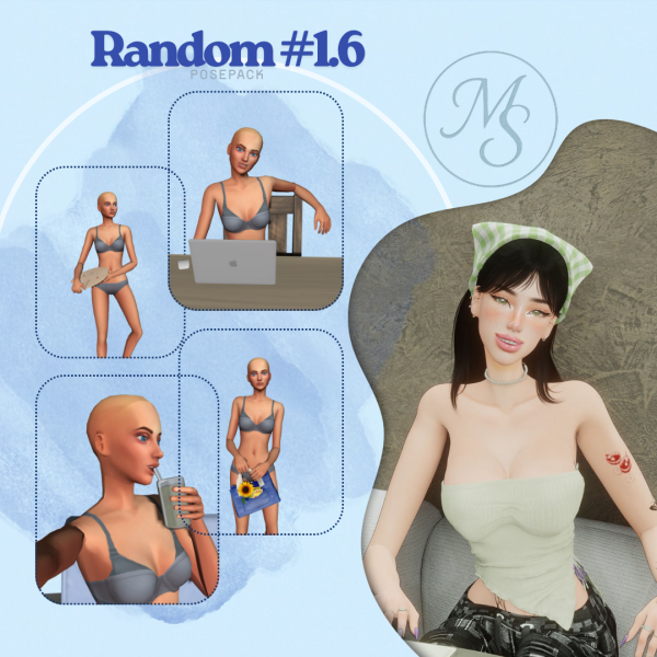Mix MuiSms Random 1 6 by simsfinds - The Sims 4 Custom Content