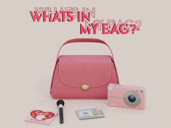 Alpha My Bag Set by Mechtasims - The Sims 4 Custom Content