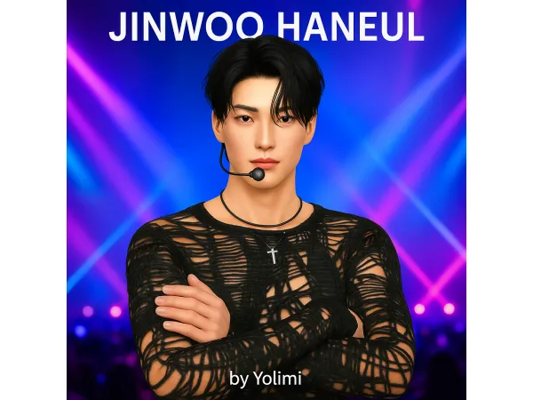 Alpha Jinwoo Haneul by yolimi - The Sims 4 Custom Content