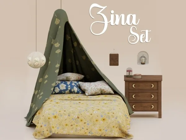 Alpha Zina Set by mechtasims - The Sims 4 Custom Content