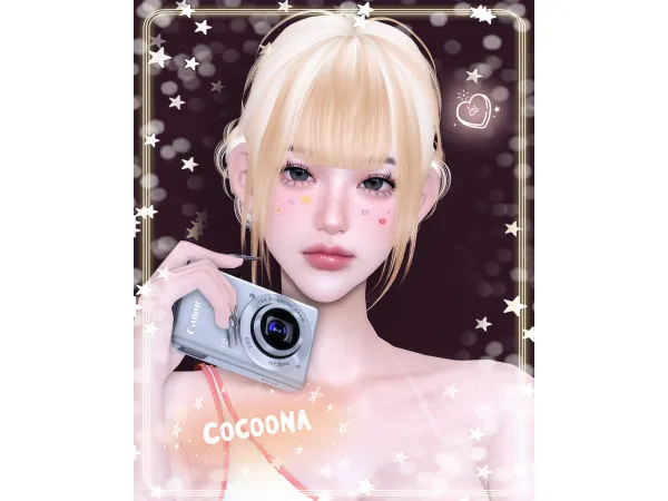 Alpha Cocoona_HAIR 019 - The Sims 4 Custom Content