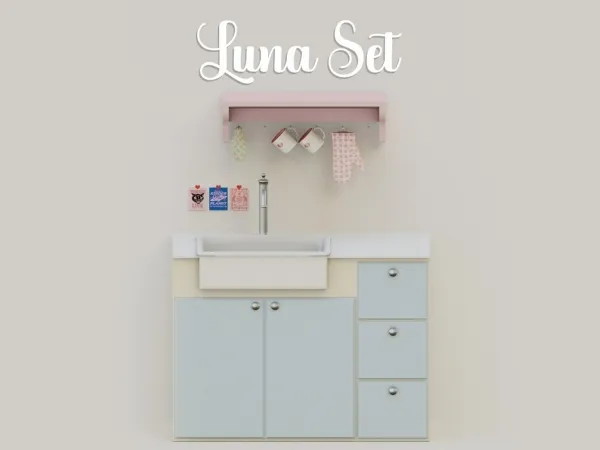 Alpha Luna Set by mechtasims - The Sims 4 Custom Content