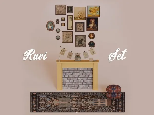 Alpha Ruvi Set by mechtasims - The Sims 4 Custom Content