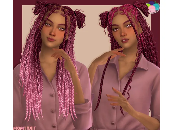 Maxis Match Goddess Set Alysea Recolor by Momtrait - The Sims 4 Custom Content