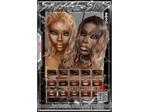 Alpha JEZEBEL COLLECTION by savagesims - The Sims 4 Custom Content