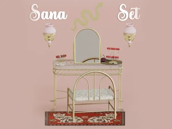Alpha Sana Set by Mechtasims - The Sims 4 Custom Content