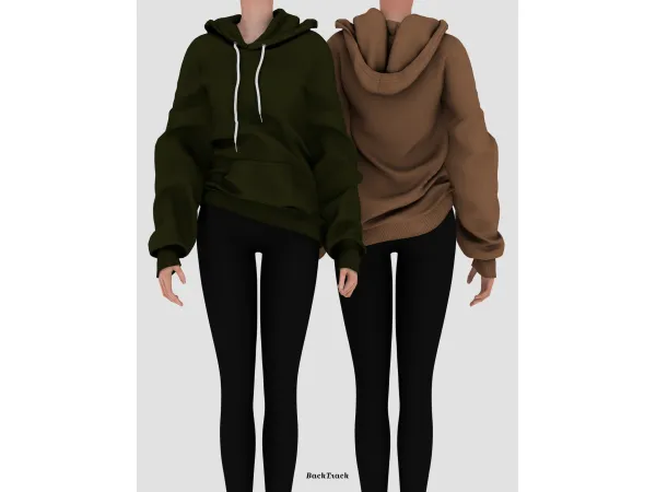 Alpha Aesthetic Hoodie by backtrackcc - The Sims 4 Custom Content