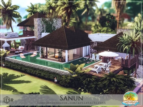 Maxis Match Vacation Vibes Sanun No - The Sims 4 Custom Content