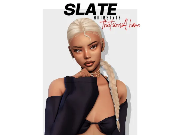 Maxis Match slate hairstyle preview by thatsims4hore - The Sims 4 Custom Content