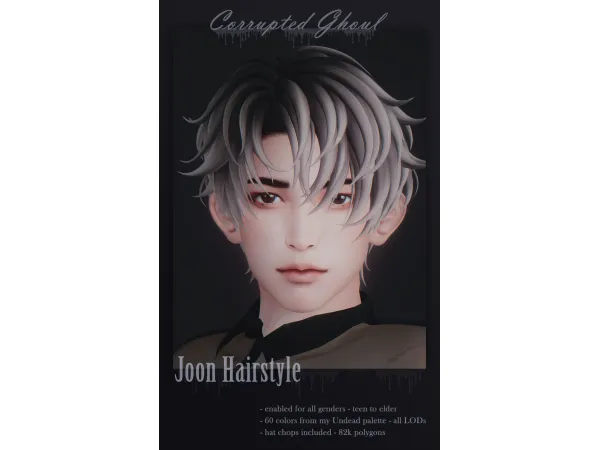 Maxis Match hairstyle joon by o0corruptedghoul0o - The Sims 4 Custom Content