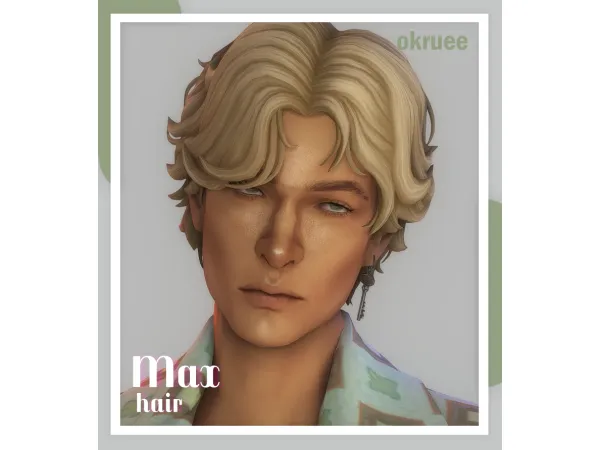Maxis Match max hair by okruee - The Sims 4 Custom Content