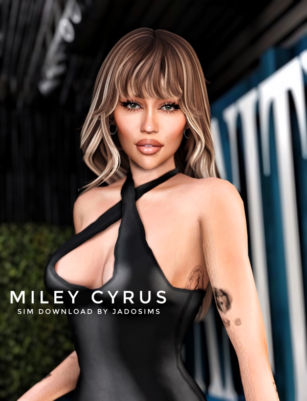 Alpha Miley Cyrus (Sim Download) by shopwithflynnn - The Sims 4 Custom Content