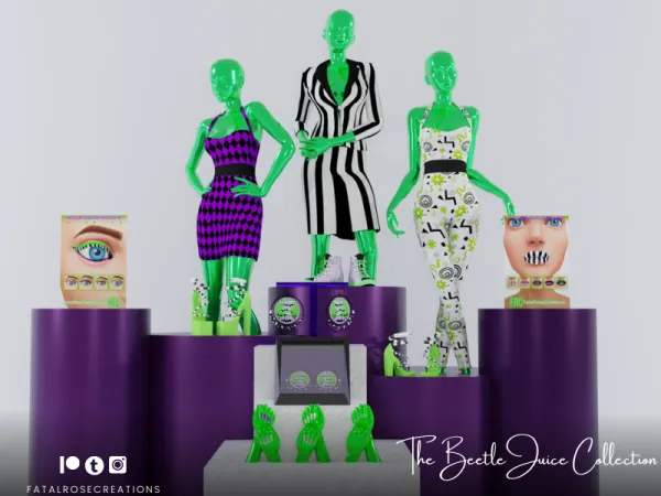Alpha The BeetleJuice Collection - The Sims 4 Custom Content