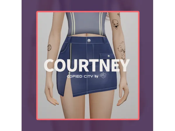 Maxis Match Courtney Skirt by MissValentine - The Sims 4 Custom Content