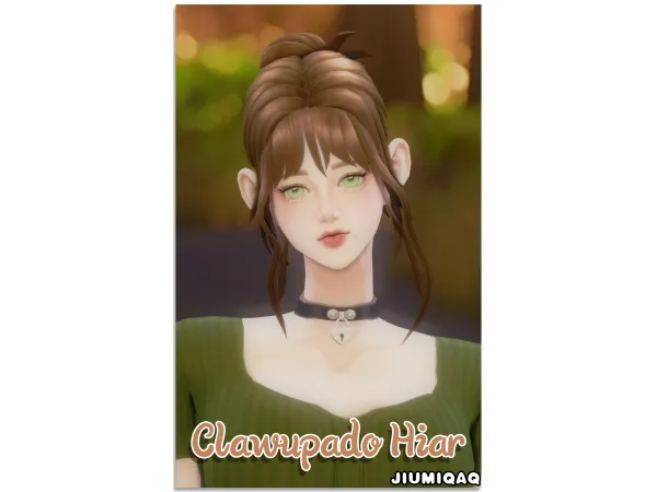 Maxis Match Clawupado Hair by jiumiQAQ - The Sims 4 Custom Content