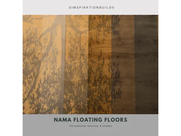Mix Nama Floating Floors by SimspirationBuilds - The Sims 4 Custom Content