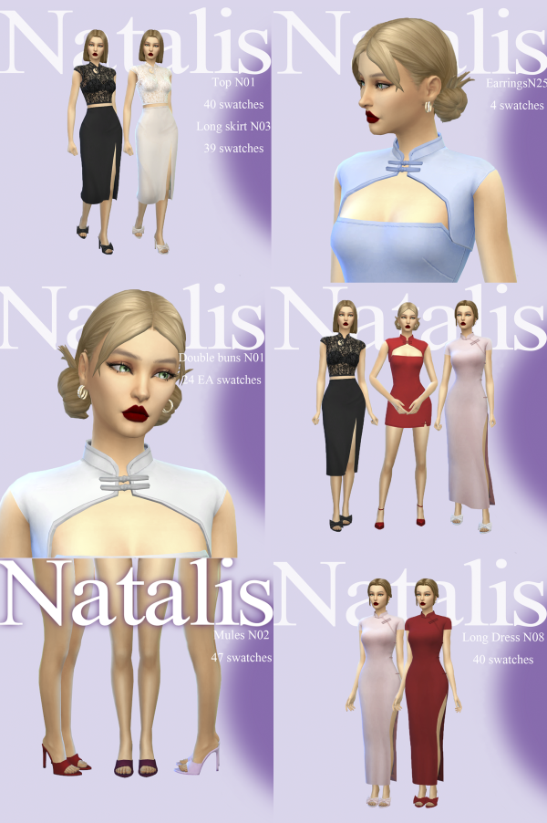 Maxis Match Women's clothing set for April 2025 by Natalis - The Sims 4 Custom Content