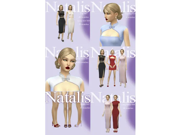Maxis Match Women's clothing set for April 2025 by Natalis - The Sims 4 Custom Content