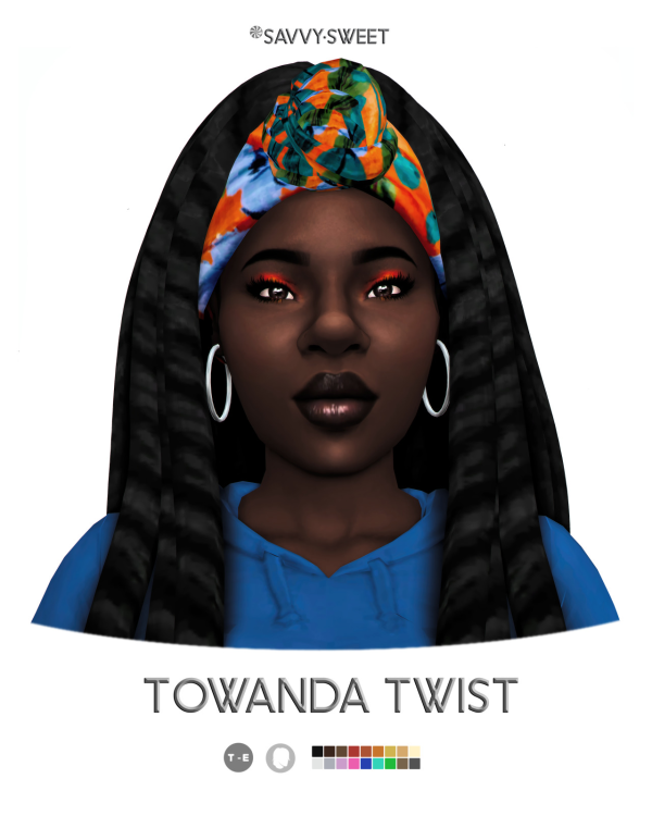 Maxis Match Towanda Twist by simsfinds - The Sims 4 Custom Content