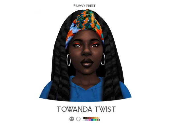 Maxis Match Towanda Twist by savvysweet - The Sims 4 Custom Content