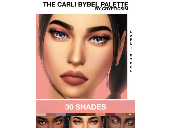 Maxis Match THE CARLI BYBEL PALETTE by crypticsim - The Sims 4 Custom Content
