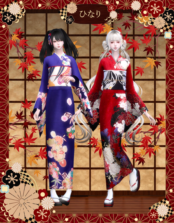 Alpha Hinari Set by simsfinds - The Sims 4 Custom Content