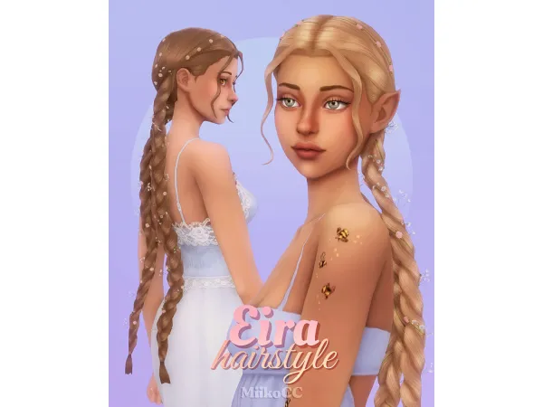 Maxis Match Eira hair by miiko - The Sims 4 Custom Content
