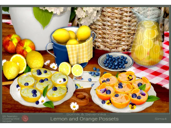 Alpha Lemon and orange possets by Somik_Severinka - The Sims 4 Custom Content