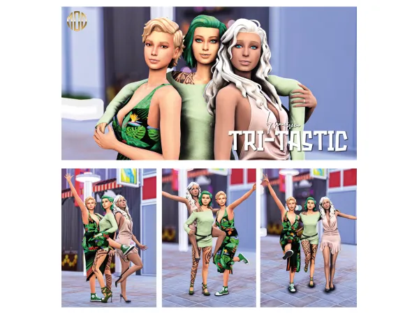Mix TRI TASTIC by Simmireen - The Sims 4 Custom Content