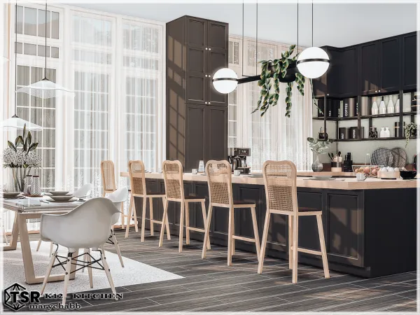 Alpha K12 Kitchen - The Sims 4 Custom Content