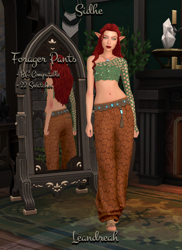Maxis Match Sídhe Forager Pants by simsfinds - The Sims 4 Custom Content