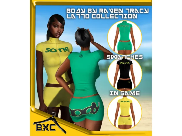 Alpha BODY by RAVEN TRACY LATTO COLLECTION by Baddiexsimmer - The Sims 4 Custom Content