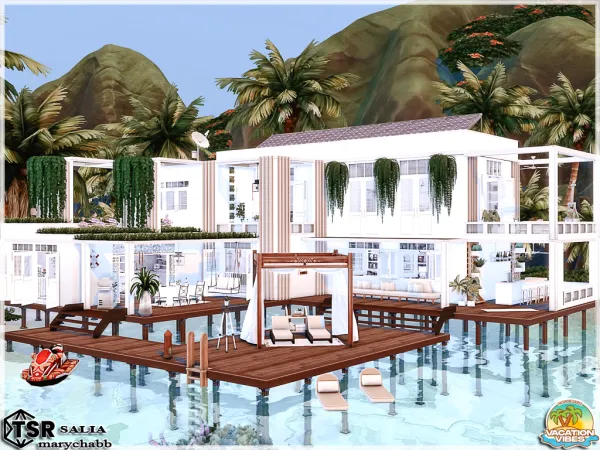 Mix Vacation Vibes SALIA - The Sims 4 Custom Content