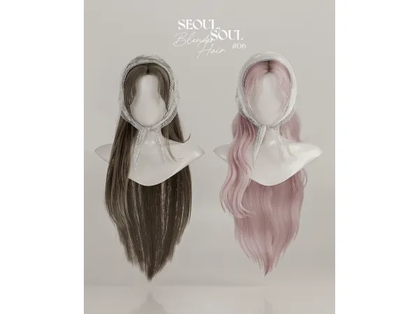Alpha SIMS4 HAIR N27 by seoulsoul - The Sims 4 Custom Content