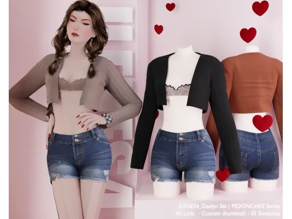 Alpha ILN Daelyn Set - The Sims 4 Custom Content