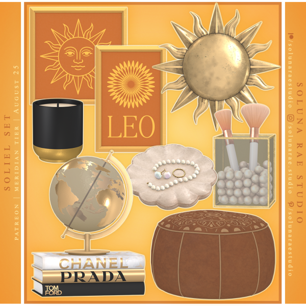 Alpha SolunaRae Soliel Set by solunarae - The Sims 4 Custom Content