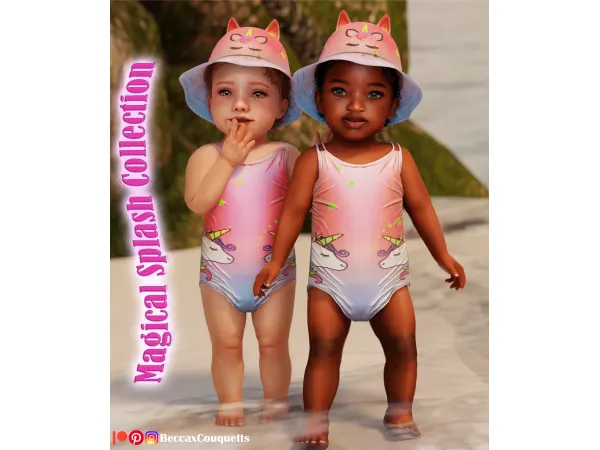 Alpha Magical Splash Collection Infants - The Sims 4 Custom Content