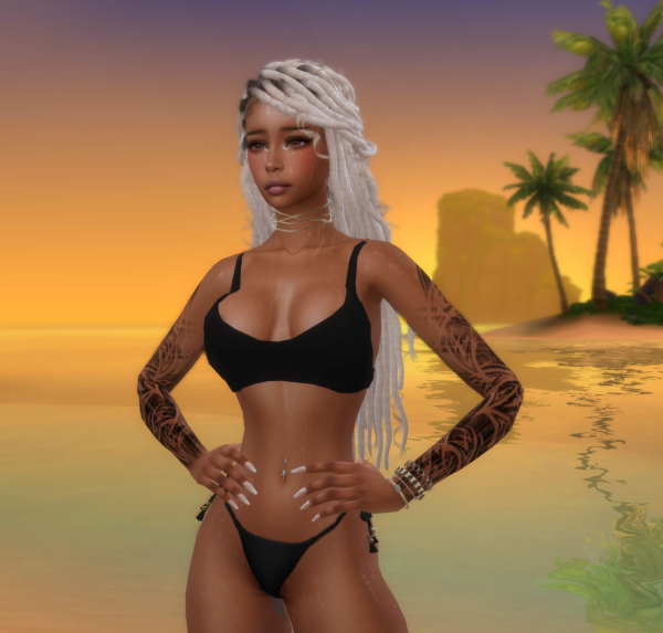 Alpha Corinna Stylish Strong Stunning by Kooper181 - The Sims 4 Custom Content