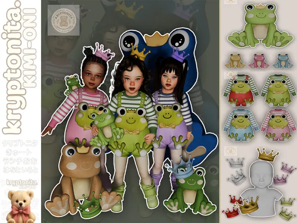 Mix Toddler Sapinho - The Sims 4 Custom Content