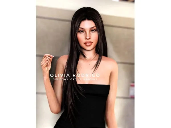 Alpha Olivia Rodrigo (Sim Download) - The Sims 4 Custom Content