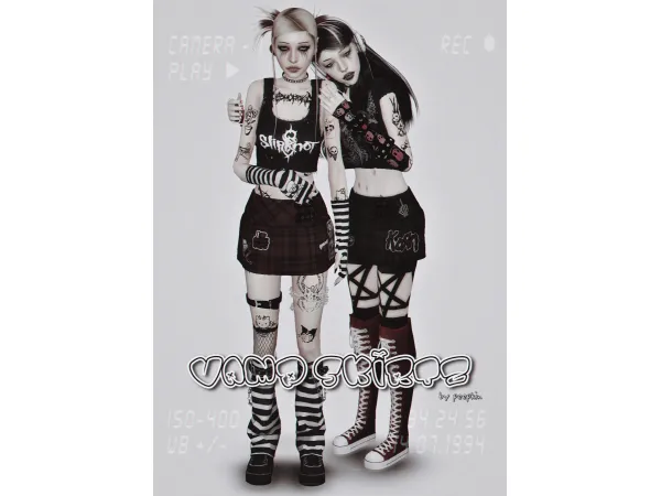Alpha VAMP SKIRTZ - The Sims 4 Custom Content