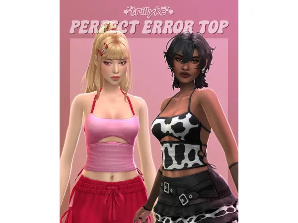 Maxis Match Perfect Error Top by trillyke - The Sims 4 Custom Content