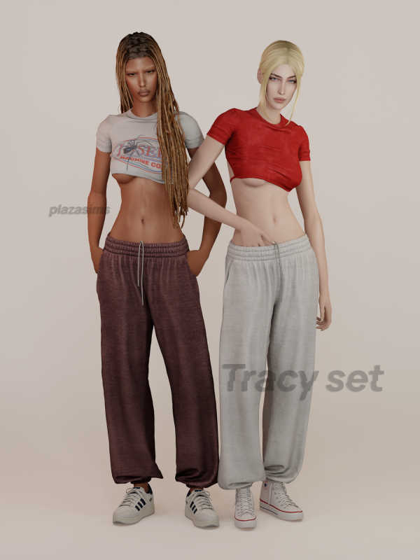 Alpha Tracy set by simsfinds - The Sims 4 custom content