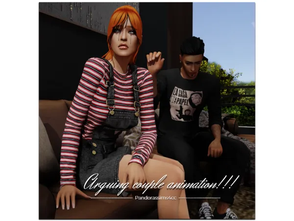 Arguing couple animation remake