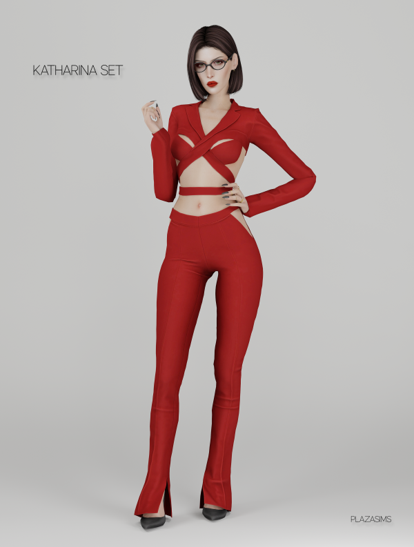 Alpha Katharina set by simsfinds - The Sims 4 Custom Content