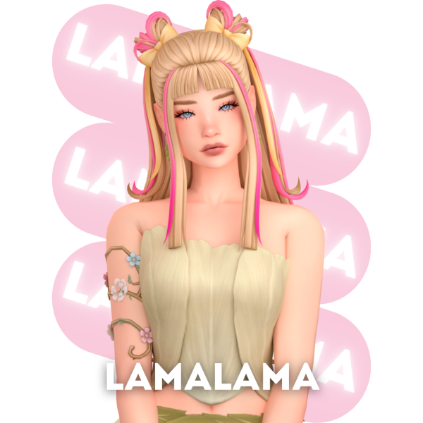 Maxis Match Hair Chelle by simsfinds - The Sims 4 Custom Content