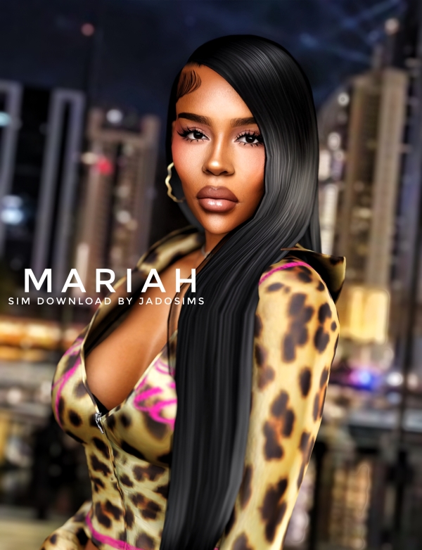 Alpha Mariah The Scientist (Sim Download) by shopwithflynnn - The Sims 4 Custom Content