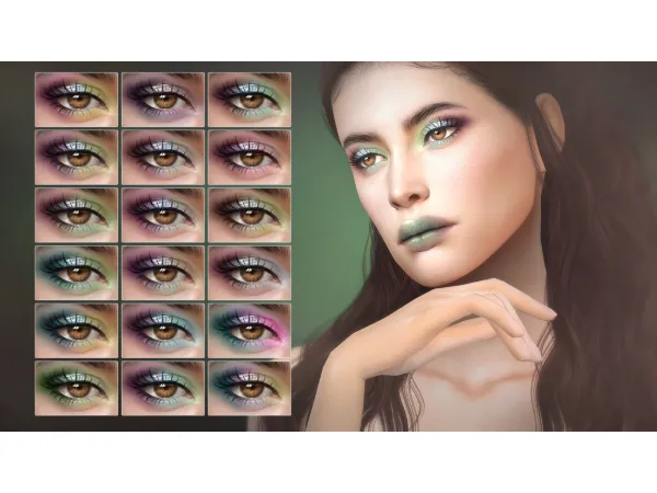 Alpha FEYONA EYESHADOW by Remussirion - The Sims 4 Custom Content