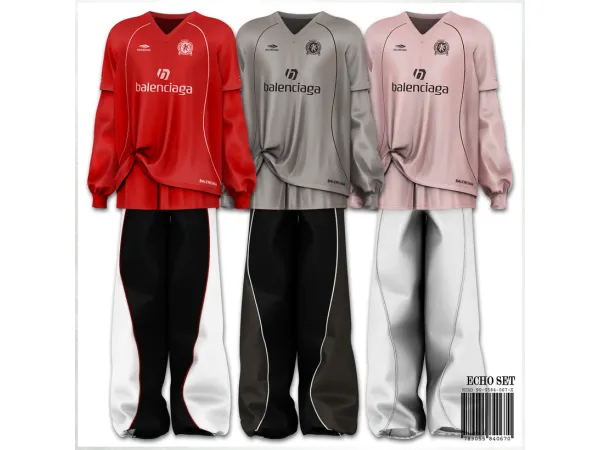 Alpha ECHO Set by mirosims2020 - The Sims 4 Custom Content